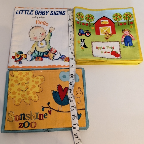 Soft Infant Books, 3 pieces, various colors - Picture 9 of 9